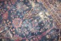 Antique Worn Navy Yazd Rug No. j5349