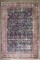 Antique Worn Navy Yazd Rug No. j5349