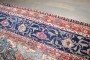 Rare Antique Dabir Kashan Vase Rug No. j5367