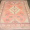 Large Antique Turkish Oushak in Salmon Pink  No. j5402