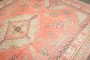 Large Antique Turkish Oushak in Salmon Pink  No. j5402