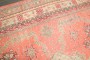 Large Antique Turkish Oushak in Salmon Pink  No. j5402