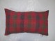 Textile Plaid Pink Pillow No. p1337