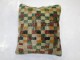 Checkerboard Turkish Deco Rug Pillow No. p1778