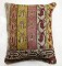 Turkish Ghiordes Rug Pillow No. p2208