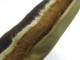 Brown Striped Turkish Mohair Large Rug Pillow No. p3362