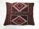 Turkeman Bohemian Rug Pillow No. p3652a