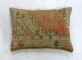 Peach Vintage Oushak Rug Pillow No. p4169