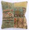 Antique Patchwork Rug Pillow No. p4183