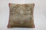 Neutral Turkish Oushak Rug Pillow No. p4347