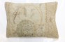 Gold Ivory Antique Tabriz Rug Pillow No. p4499