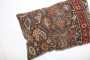 Brown Rustic Kurd Rug Pillow No. p4831