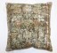 Large Distressed Persian Malayer Rug Pillow No. p4860