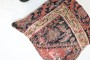 Rustic Worn Persian Mahal Rug Pillow No. p4913