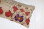 Floral Turkish Kars Rug Pillow No. p4979