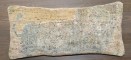 Pale Lion Motif Bolster Size Rug Pillow No. p5126