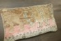 Large Turkish Rug Pillow with Lions Feet No. p5131