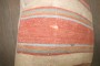 Striped Turkish Kilim Antique Pillow No. p5136