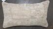Pale Afghan Lumbar Rug Pillow No. p5142