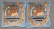 Pair of Mid-Century Pride of Persia Lion Wool Pillows No. p5165