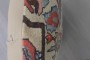 Ivory Persian Sarouk Fereghan Rug Pillow No. p5171