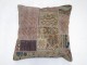 Assortment Rug Patchwork Rug Pillow No. p915