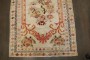 Ivory Antique Turkish Ghiordes Rug No. r1281