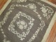 Gray Floral Turkish Konya Rug No. r1863