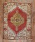 Vintage Turkish Throw Rug No. r1968