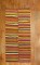 Colorful Striped Gallery Size Kilim No. r2148