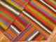 Colorful Striped Gallery Size Kilim No. r2148