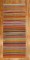 Rainbow Color Turkish Gallery Kilim No. r2152