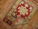 Antique Red Oushak Throw Rug No. r3285