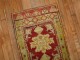 Antique Red Oushak Throw Rug No. r3285