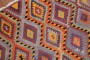 Dazzling Vintage Turkish Kilim No. r3334