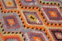 Dazzling Vintage Turkish Kilim No. r3334