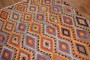 Dazzling Vintage Turkish Kilim No. r3334