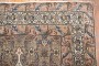 Persian Brown Bibikabad Small Square Rug No. r4205