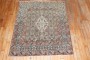 Persian Brown Bibikabad Small Square Rug No. r4205