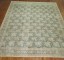 Worn Floral European Rug No. r4238