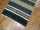 Mohair Striped Rug No. r4366