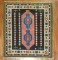 Vintage Square Deco Anatolian Rug No. r4377