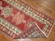 Deep Red Vintage Turkish Runner No. r4739