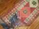 Narrow Vintage Turkish Runner No. r4767