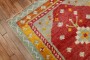 Colorful Turkish Tulu Scatter Square Rug No. r4769