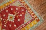 Colorful Turkish Tulu Scatter Square Rug No. r4769