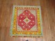 Colorful Turkish Tulu Scatter Square Rug No. r4769