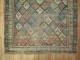 Worn Caucasian Square Rug No. r4815