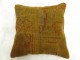 Antique Oushak Patchwork Rug Pillow No. r4875k