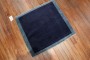 Minimalist Blue Chinese Square Size Mat No. r4937